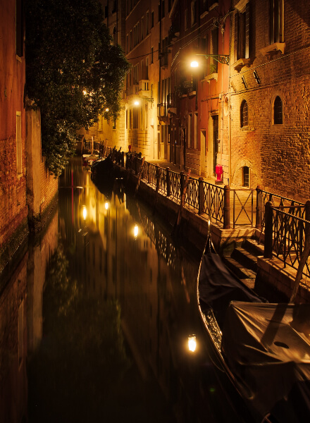 venezia di notte fondamenta