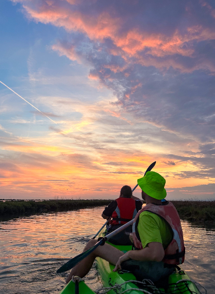 kayak_tramonto