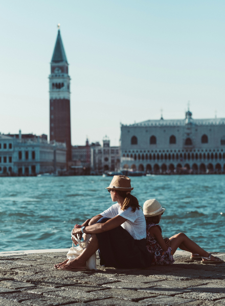 venezia mamma bambina